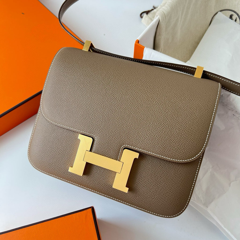 Hermes Constance 24 cm Kha-Go