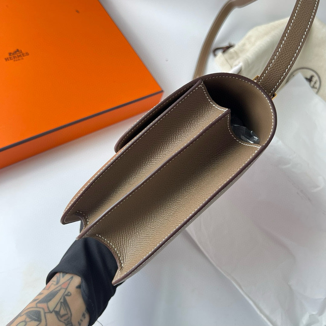 Hermes Constance 24 cm Kha-Go