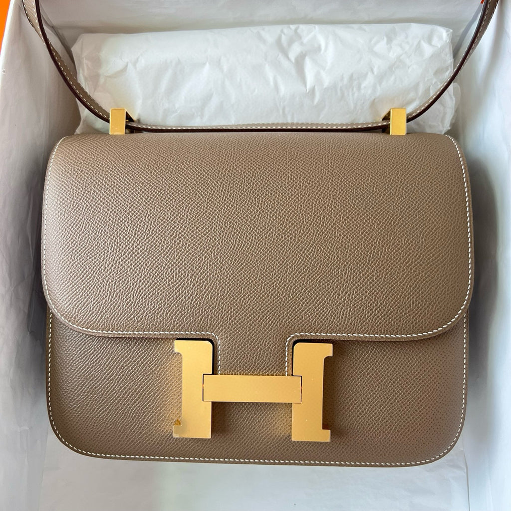 Hermes Constance 24 cm Kha-Go