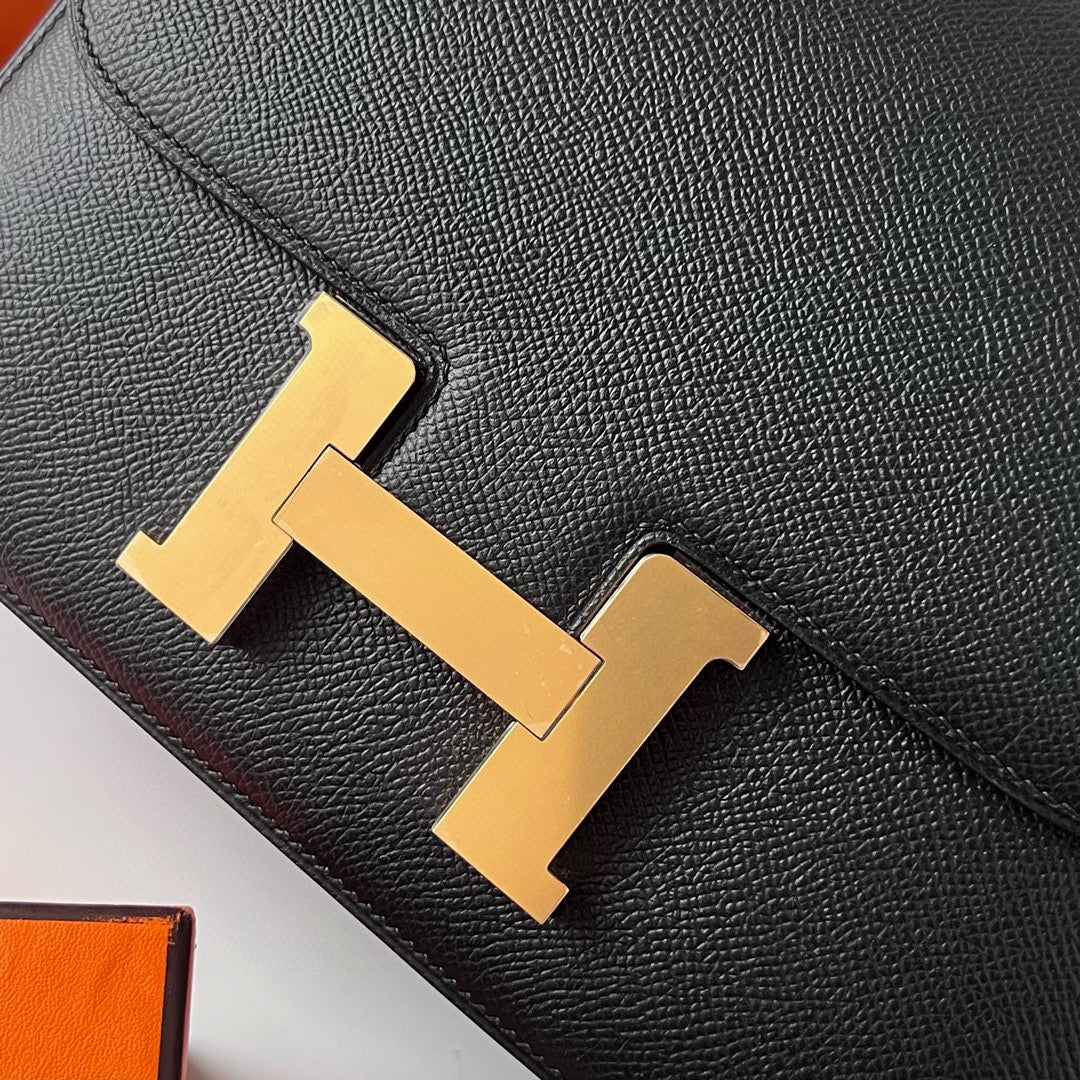 Hermes Constance 24 cm blk-go