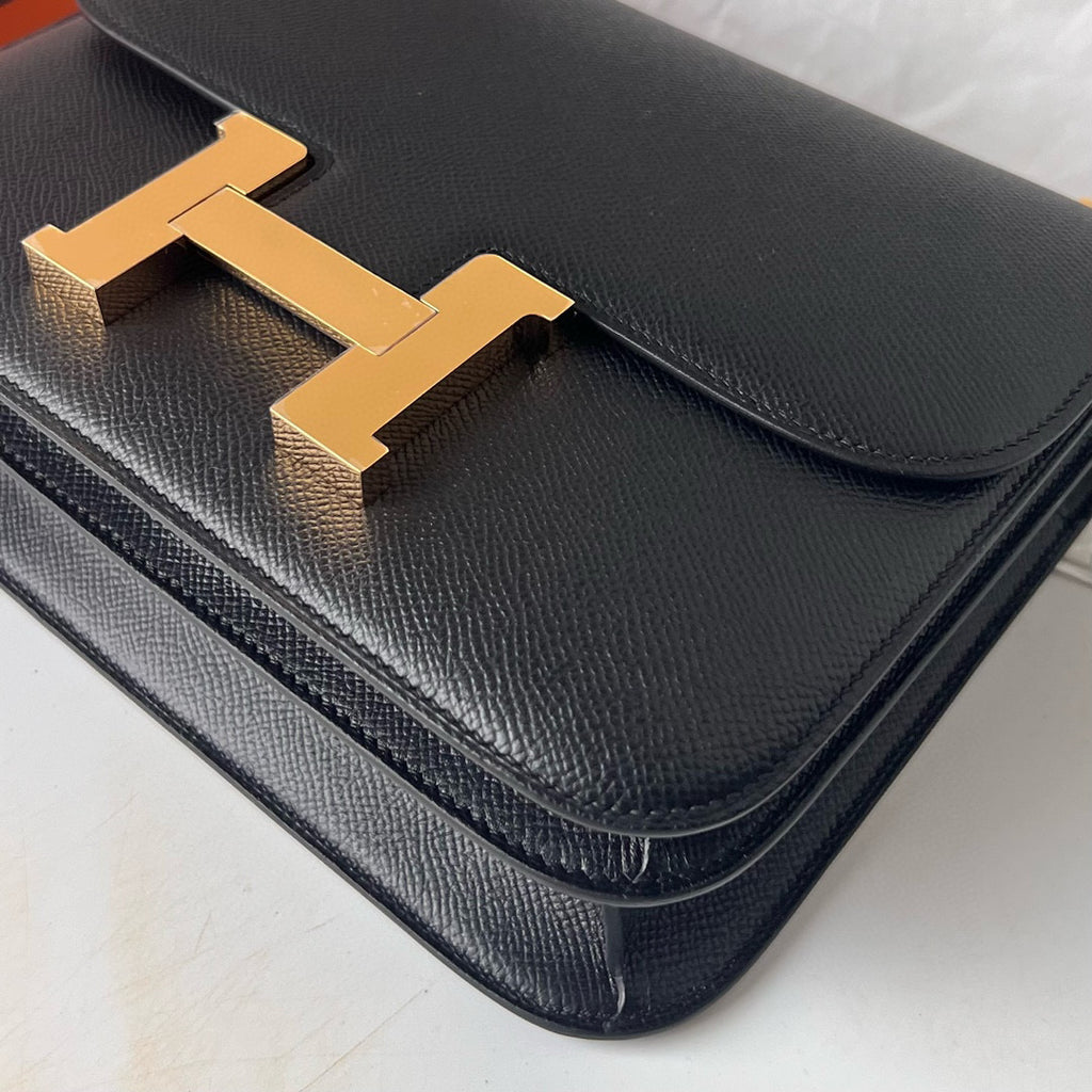 Hermes Constance 24 cm blk-go