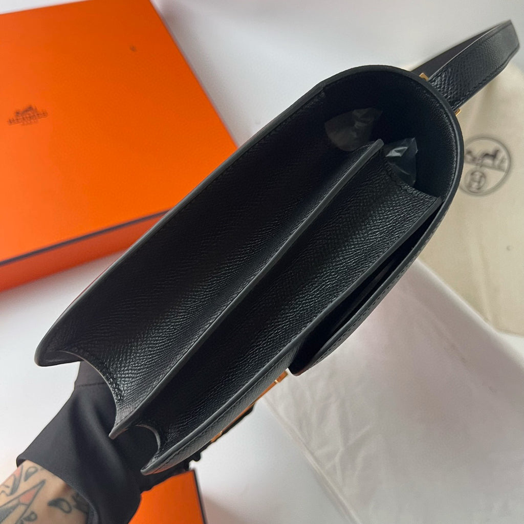 Hermes Constance 24 cm blk-go