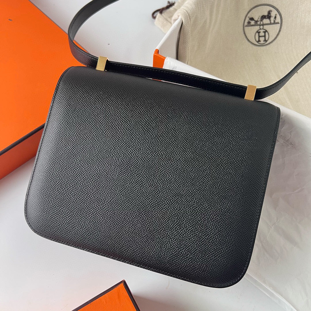 Hermes Constance 24 cm blk-go