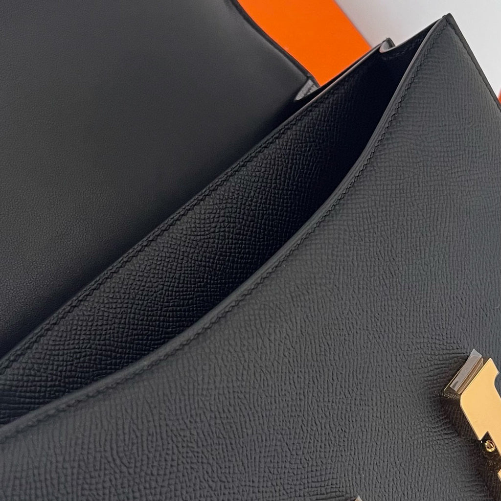 Hermes Constance 24 cm blk-go