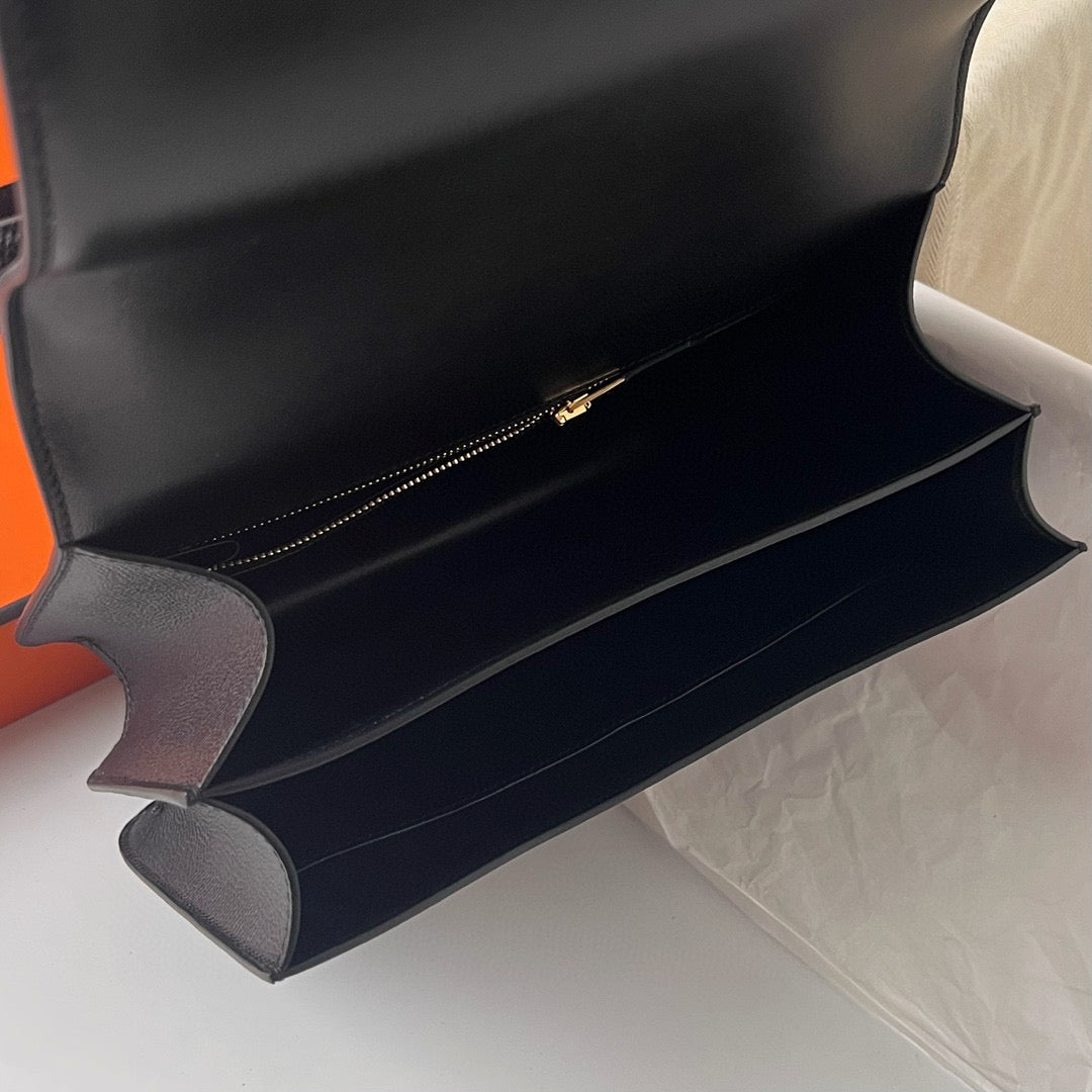 Hermes Constance 24 cm blk-go