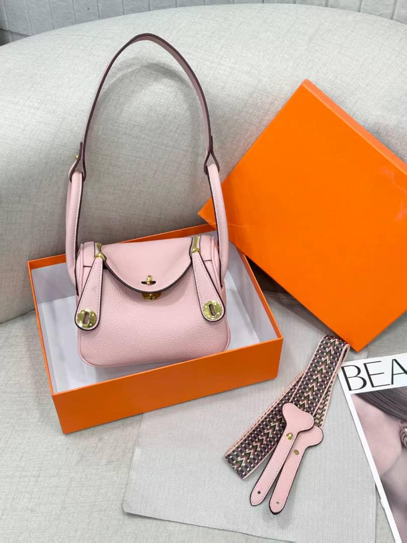 Hermes Mini Lindy 20 cm Pnk