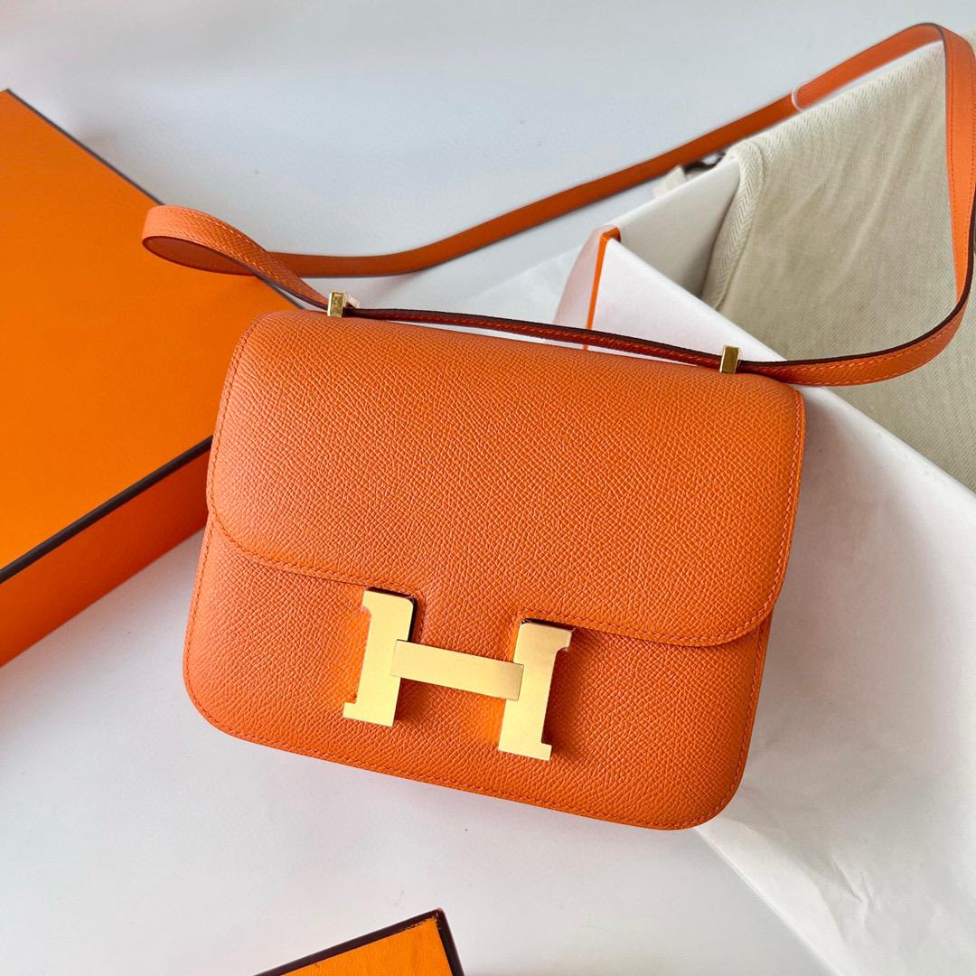 Hermes Constance 24 cm Orng-Go