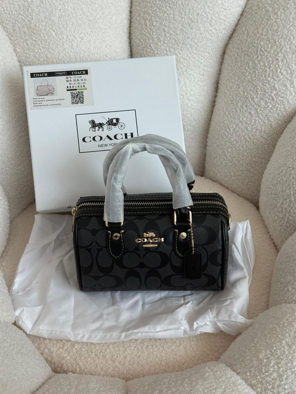 Coach Mini Rowan Crossbody 20 cm black